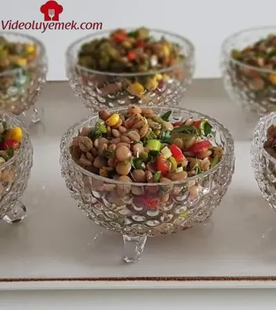 Nefis Soslu Mercimek Salatası Salata Sağlıktır Sofranın Baş Tacıdır